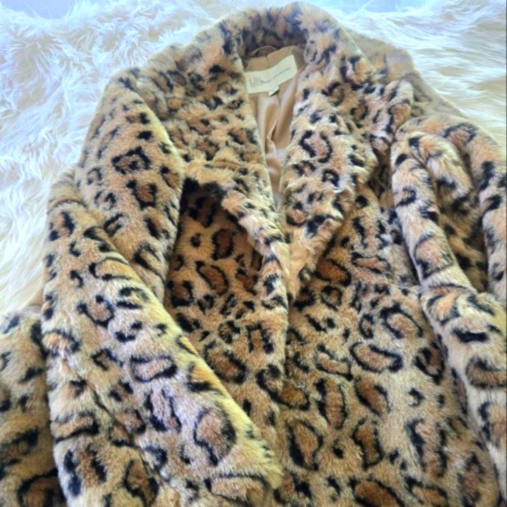Faux fur coat